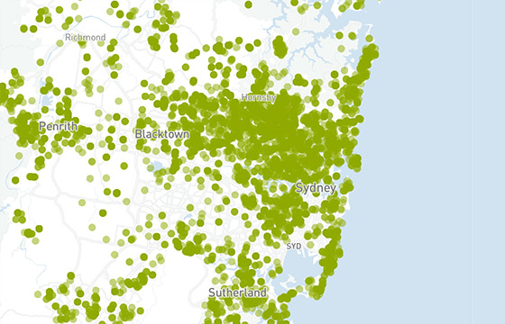 Sydney marathon results visualised